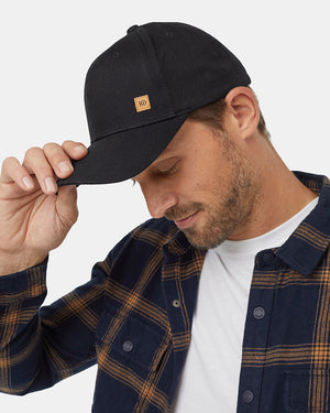 Black-Adjustable-Cork-Baseball-Cap