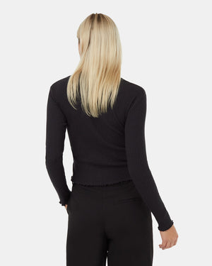 Black-High-Crew-Neck-Ribbed-Long-Sleeve-Top