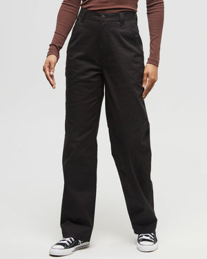 Black-High-Rise-Full-Length-Straight-Leg-Pant