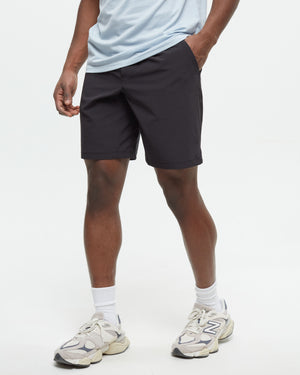 Black-Mens-Repreve-Polyester-Sport-Shorts