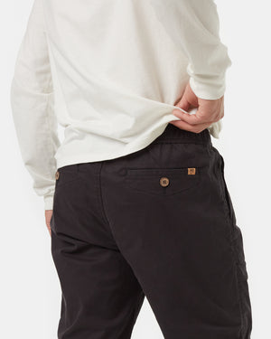 Black-Mens-Twill-Joggers