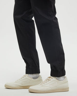 Black-Mid-Rise-Full-Length-Tapered-Sweatpants