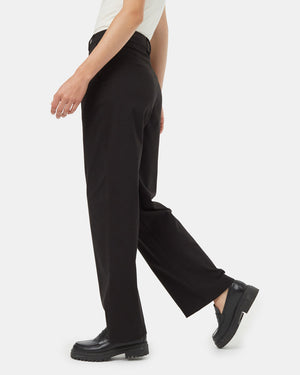 Black-Mid-Rise-Full-Length-Wide-Front-Pleat-Pants