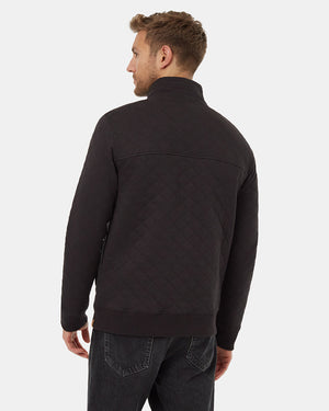 Black-Mock-Neck-Full-Front-Zip-Sweatshirt