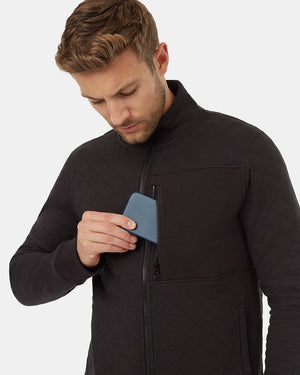 Black-Mock-Neck-Full-Front-Zip-Sweatshirt