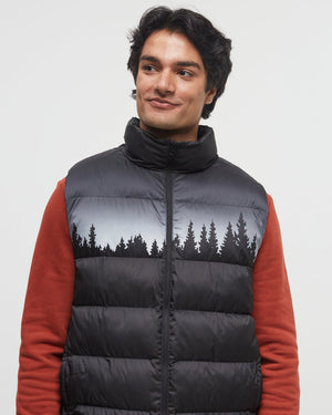 Black-Recycled-Polyester-Insulated-Puffer-Graphic-Vest