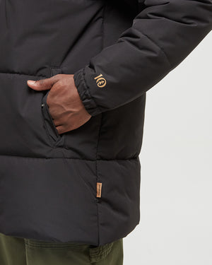 Black-Water-Repellent-Hooded-Puffer-Parka