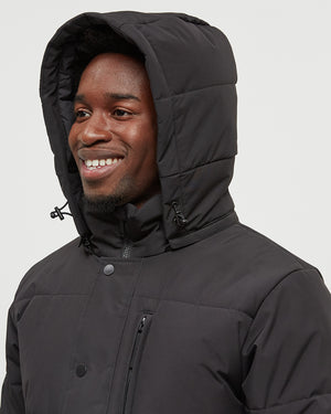 Black-Water-Repellent-Hooded-Puffer-Parka