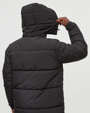 Black-Water-Repellent-Hooded-Puffer-Parka