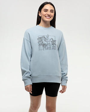 Blue-Crew-Neck-Graphic-Sweatershirt