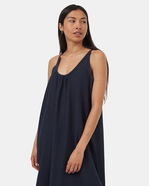 Blue-High-Neck-Or-Scoop-Neck-Reversible-Maxi-Dress