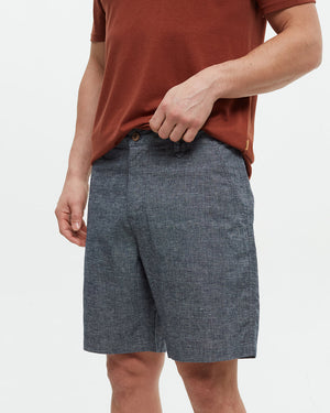 Blue-Mens-Lightweight-Mid-Rise-Shorts