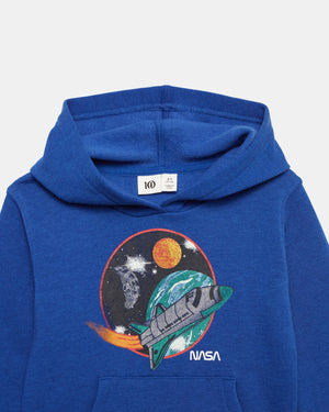 Blue-Organic-Cotton-Graphic-Hoodie