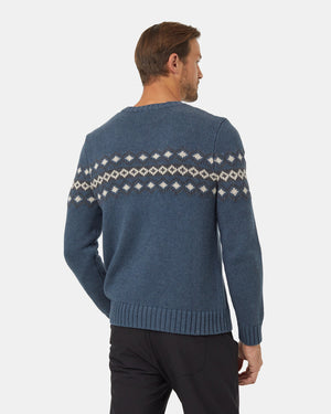 Blue-Organic-Cotton-Knit-Sweater