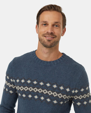 Blue-Organic-Cotton-Knit-Sweater