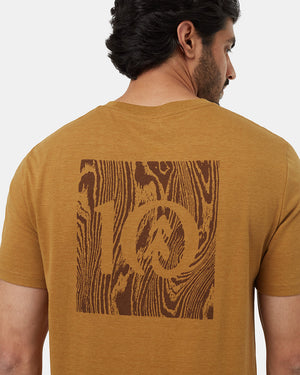 Brown-Crew-Neck-Graphic-Shortsleeve-T-Shirt