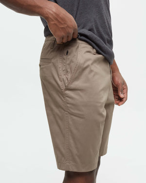 Brown-Eco-Friendly-Mid-Rise-Shorts