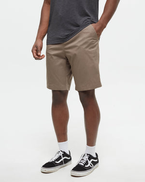 Brown-Eco-Friendly-Mid-Rise-Shorts