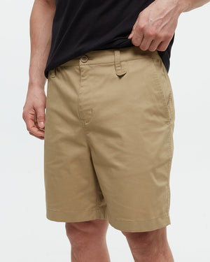 Brown-Eco-Friendly-Mid-Rise-Shorts