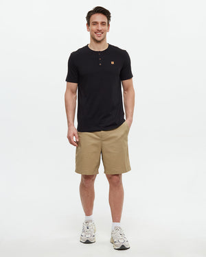 Brown-Eco-Friendly-Mid-Rise-Shorts