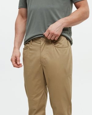 Brown-Mid-Rise-Full-Length-Slim-Fit-Pant