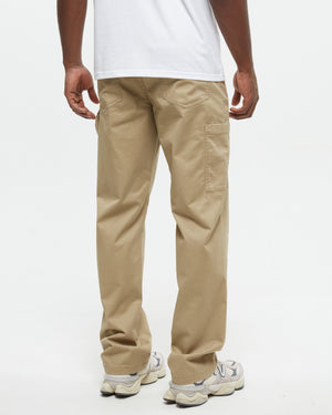 Brown-Mid-Rise-Full-Length-Straight-Leg-Pants