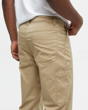 Brown-Mid-Rise-Full-Length-Straight-Leg-Pants