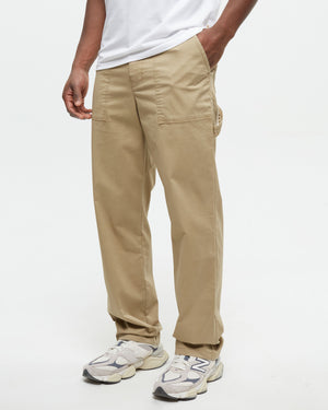 Brown-Mid-Rise-Full-Length-Straight-Leg-Pants