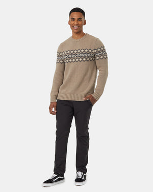 Brown-Organic-Cotton-Knit-Sweater