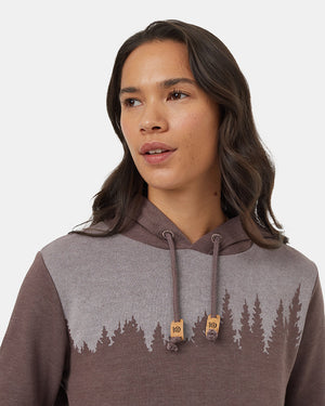 Brown-Womens-Graphic-Pullover-Hoodie