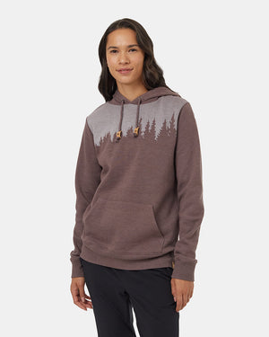 Brown-Womens-Graphic-Pullover-Hoodie