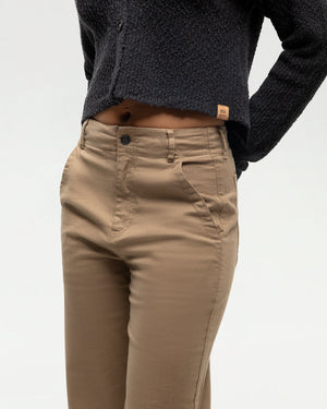 Brown-Womens-Hemp-High-Rise-Trousers