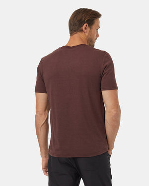 Burgundy-Crew-Neck-Graphic-Shortsleeve-T-Shirt