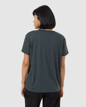 Green-Crew-Neck-Graphic-Shortsleeve-T-Shirt