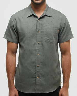 Green-Hemp-Button-Up-Shortsleeve-Shirt