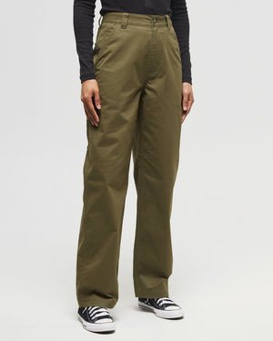 Green-High-Rise-Full-Length-Straight-Leg-Pant