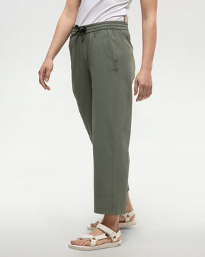 Green-Mid-Rise-Cropped-Straight-Leg-Pants