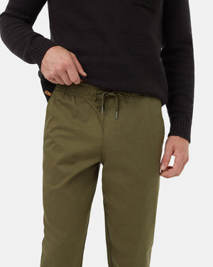 Green-Mid-Rise-Full-Length-Tapered-Sweatpants