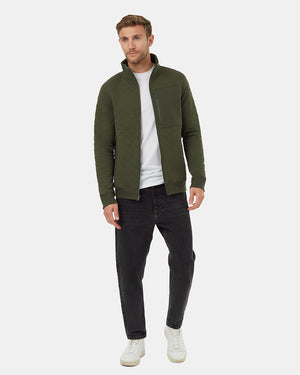 Green-Mock-Neck-Full-Front-Zip-Sweatshirt