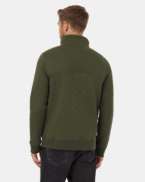 Green-Mock-Neck-Full-Front-Zip-Sweatshirt