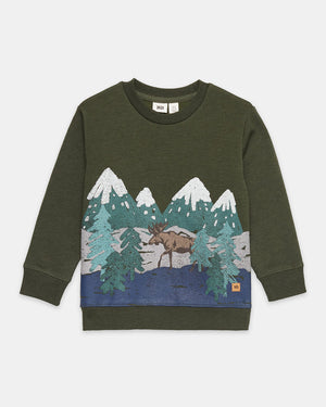 Green-Organic-Cotton-Graphic-Crew-Neck-Sweatshirt