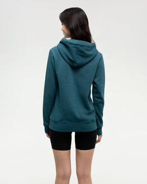 Green-Womens-Graphic-Pullover-Hoodie