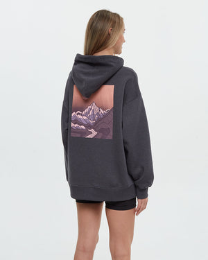 Grey-Eco-Friendly-Drawcord-Graphic-Hoodie