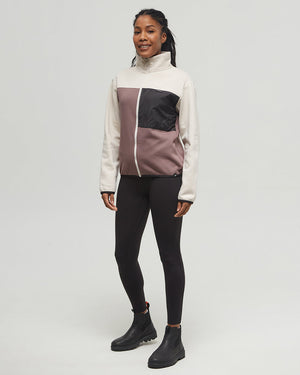 Multi-Mock-Neck-Color-Block-Fleece-Zip-Up