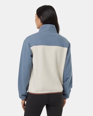 Oatmeal-Mock-Neck-Color-Block-Fleece-Zip-Up