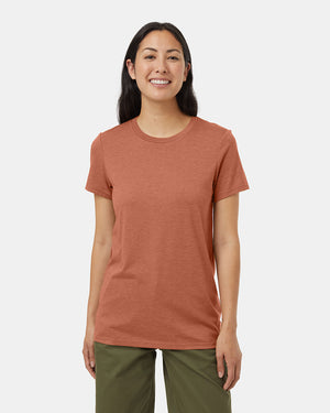 Orange-Recycled-Polyester-Crew-Neck-T-Shirt-TCW2455-3439