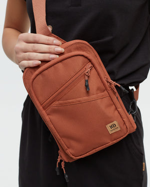 Orange-Sustainable-Water-Repellent-Crossbody-Bag