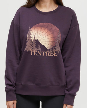 Purple-Crew-Neck-Graphic-Sweatershirt