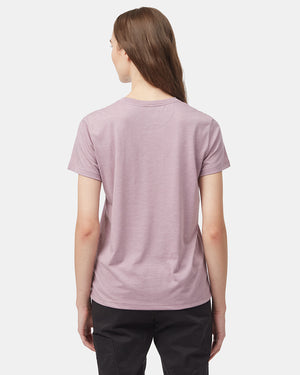 Purple-Recycled-Polyester-Graphic-T-Shirt