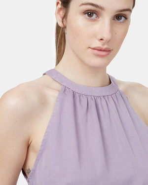 Purple-Women_s-Halterneck-Summer-Dress